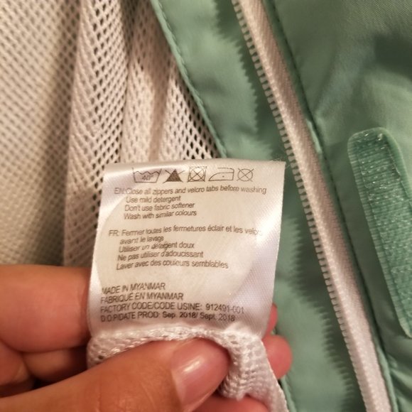 Mckinley Aquamax Elite Aqua Green Hiking Rain Womens Hooded Jacket - Picture 11 of 13